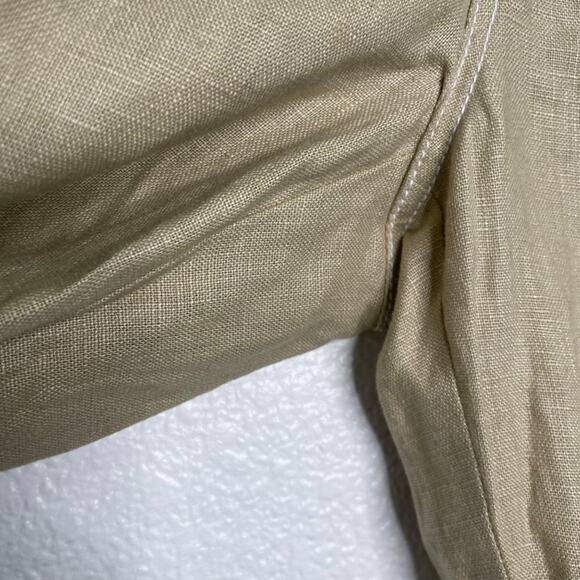 XOXO Womens Pants Size 9 Brown Light Tan Casual Wear Capri Length Lightweight - Picture 11 of 16